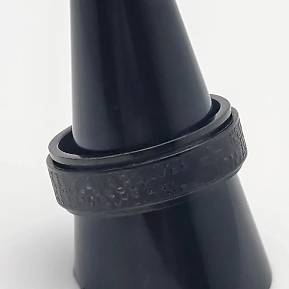 King Will Black The Lord's Prayer Fidget Ring
